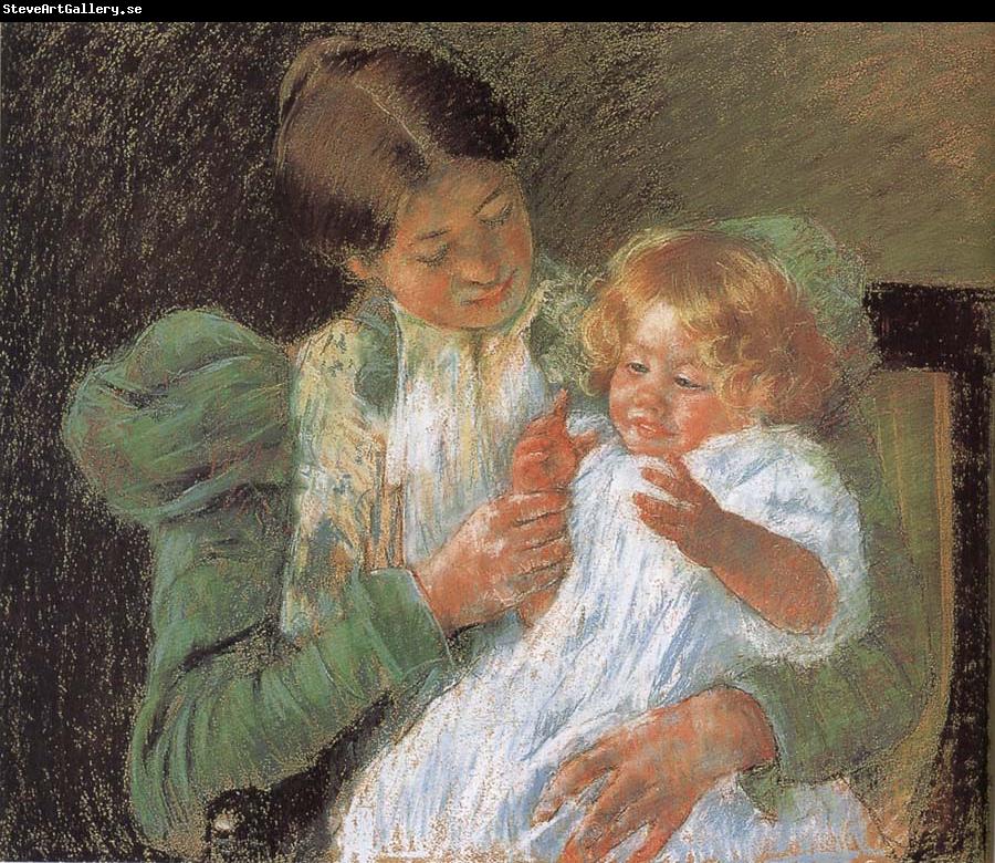 Mary Cassatt Mother and son